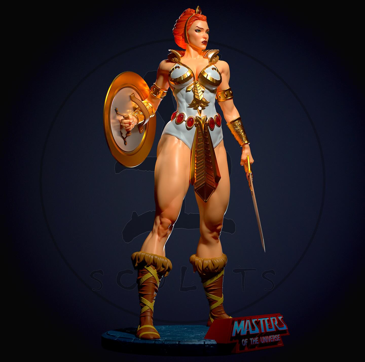Teela - MOTU - standard + NSFW - STL 3D Printable - Image 11
