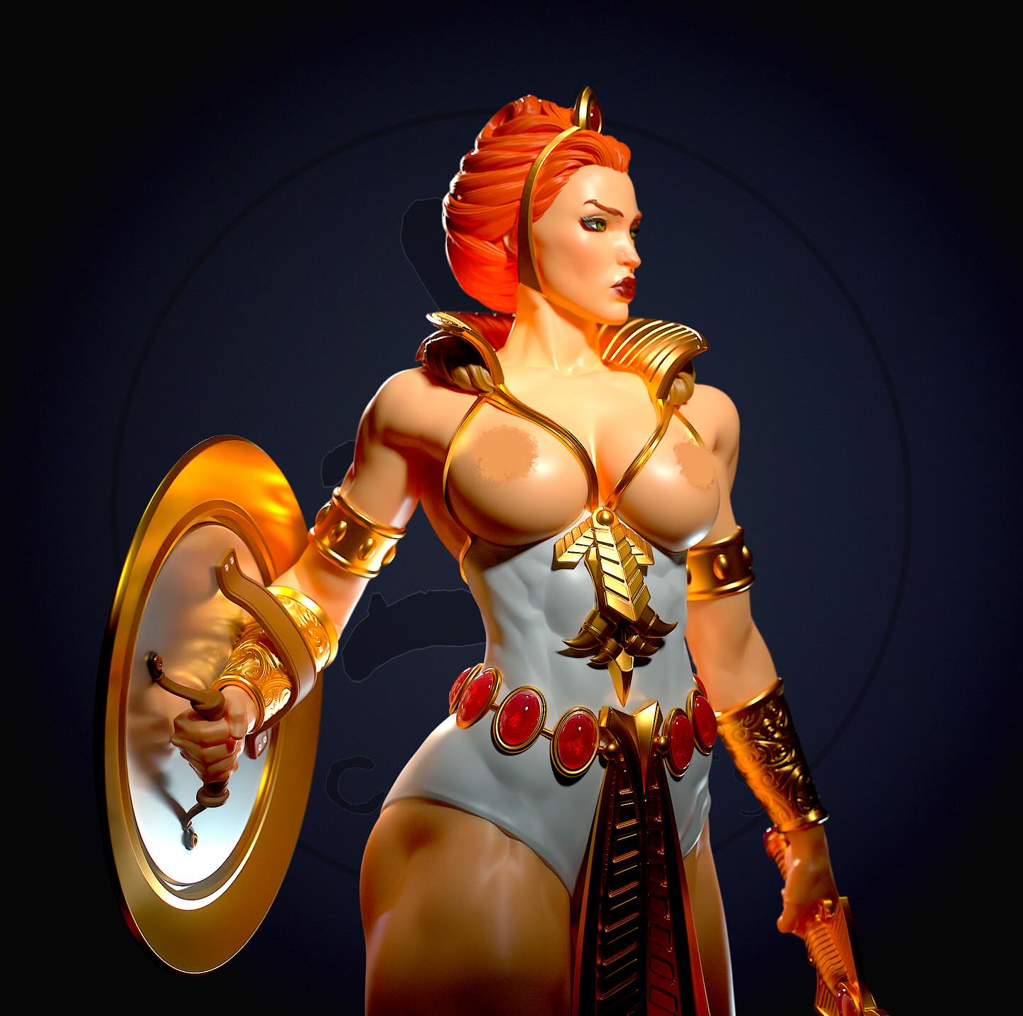 Teela - MOTU - standard + NSFW - STL 3D Printable - Image 10