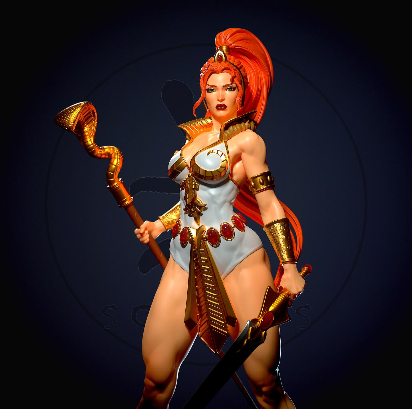 Teela - MOTU - standard + NSFW - STL 3D Printable - Image 7