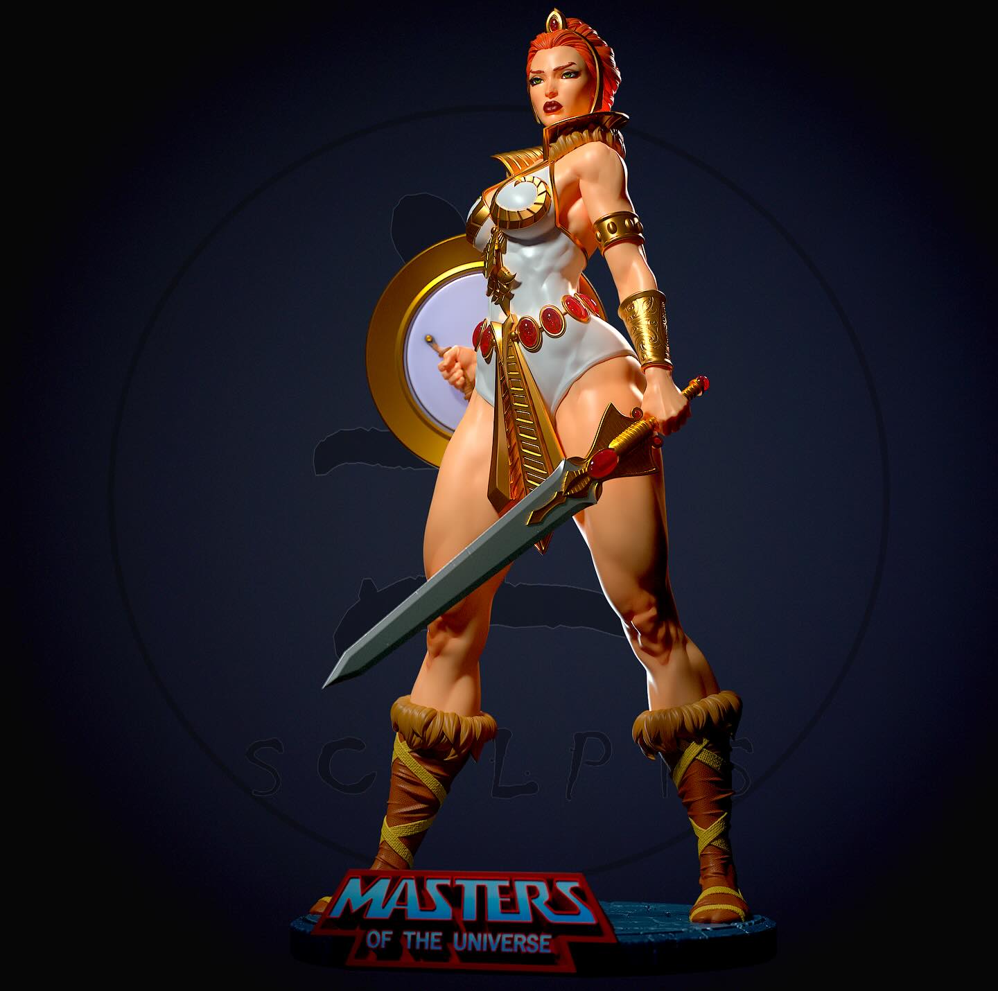 Teela - MOTU - standard + NSFW - STL 3D Printable - Image 2