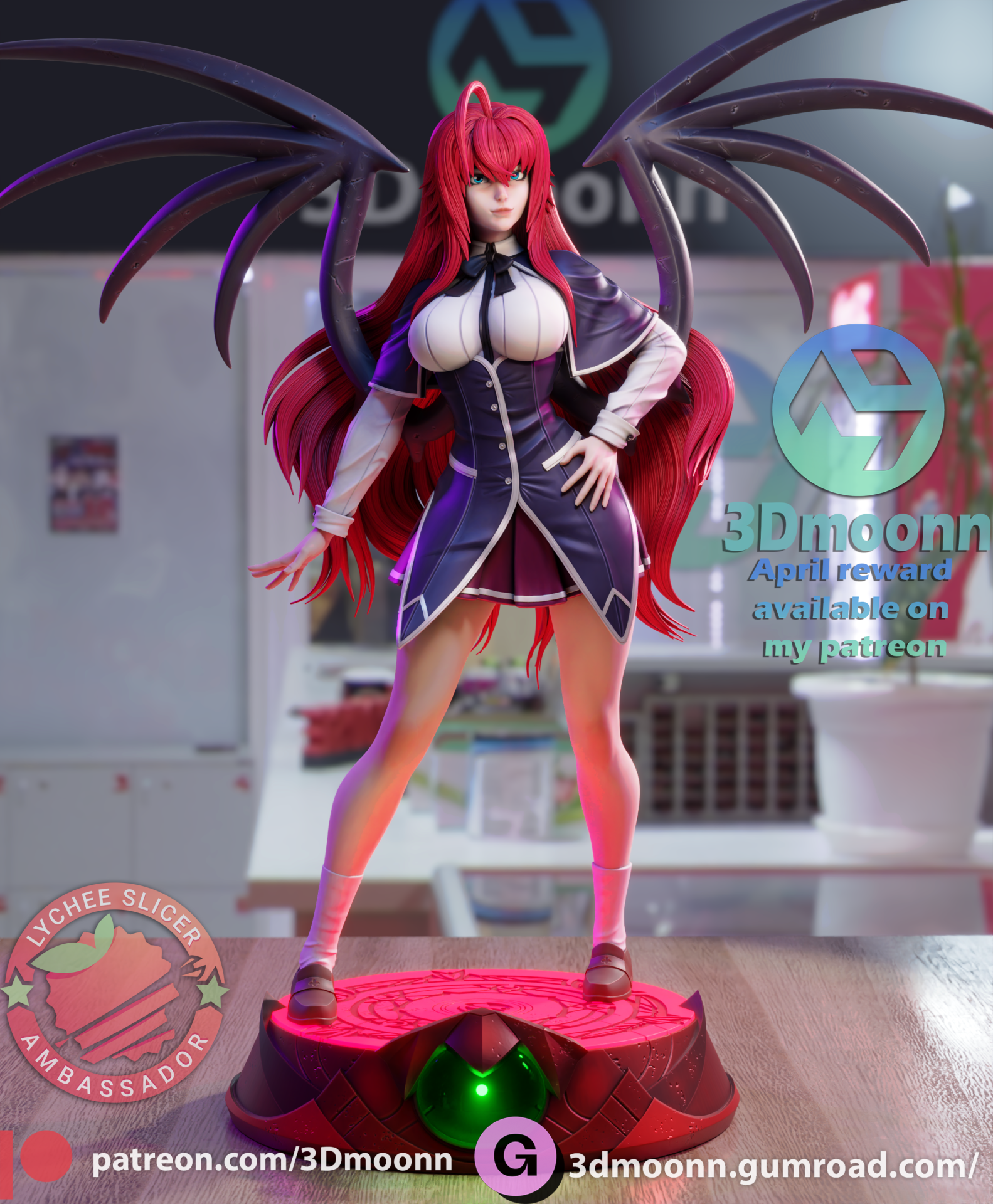 Rias Gremory SFW + NSFW - Image 3