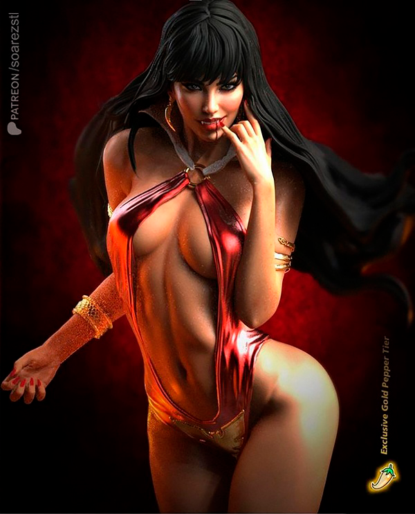 Vampirela STL file for 3D printing