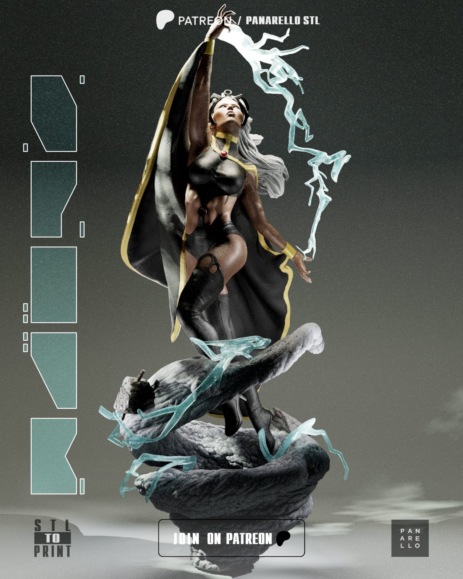 Storm STL file for 3D printing