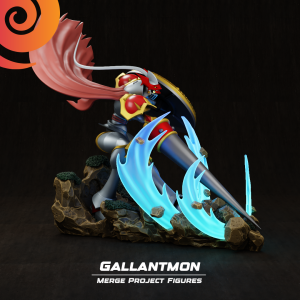 Gallantmon – Digimon – STL 3D printable model
