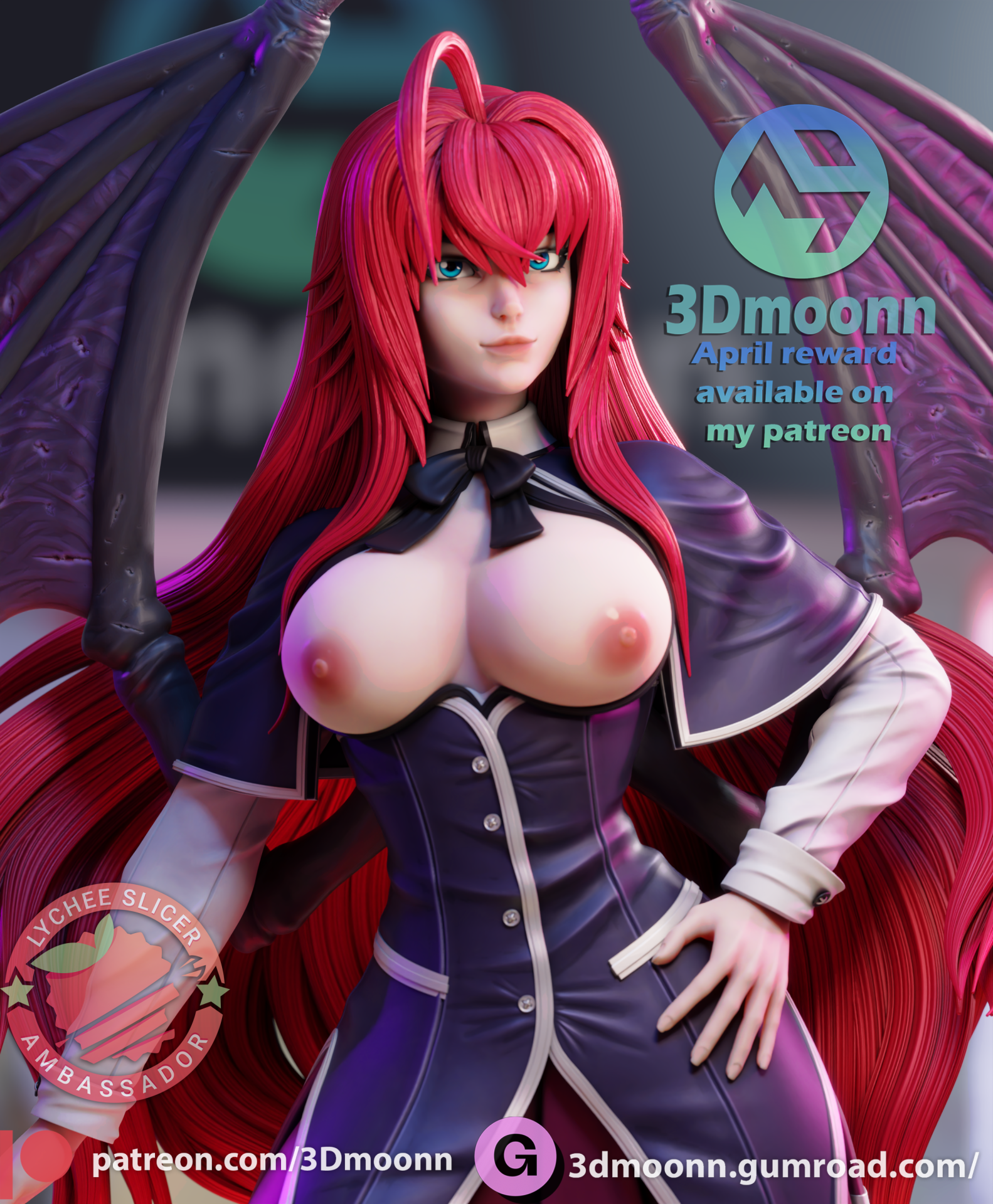 Rias Gremory SFW + NSFW - Image 2