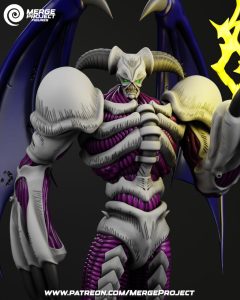 summoned skull – yu-gi-oh! –  STL 3D printable model