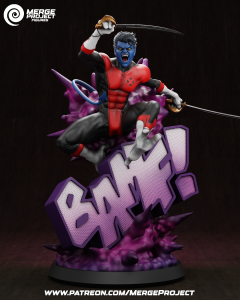 Night Crawler- x-men – STL 3D printable model