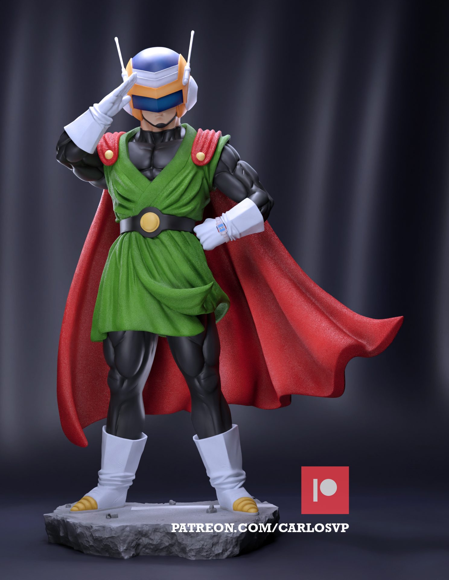 Gohan SSJ 2 and Gran Saiyaman