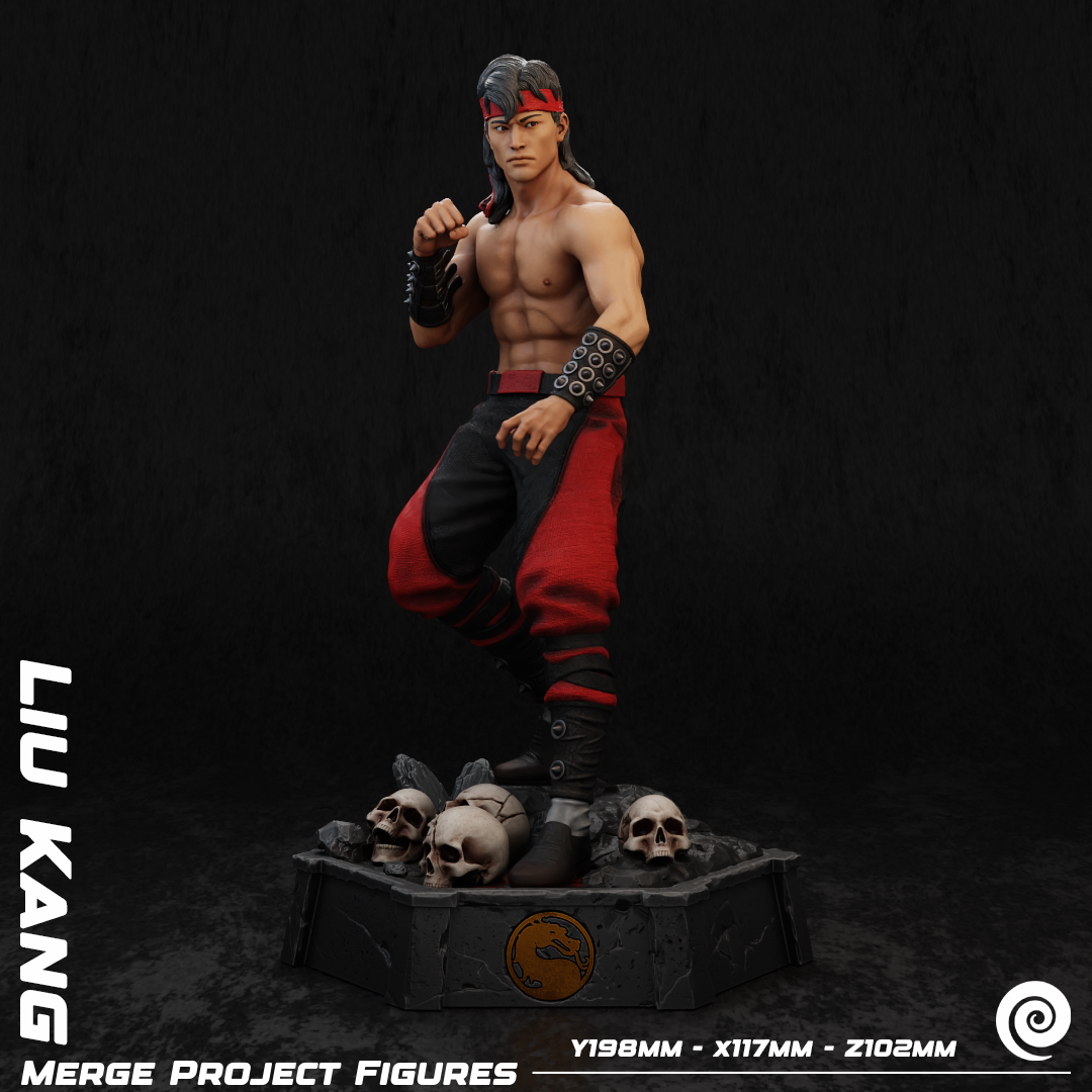 Liu Kang - Mortal Kombat - STL 3D printable model