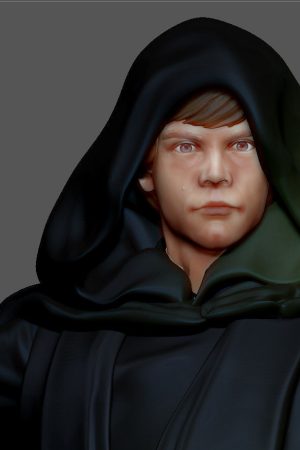 Luke Skywalker STL file for 3D printing