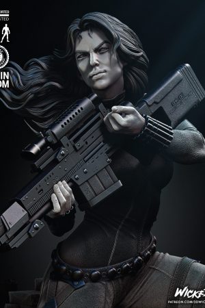 Black Widow STL file for 3D printing