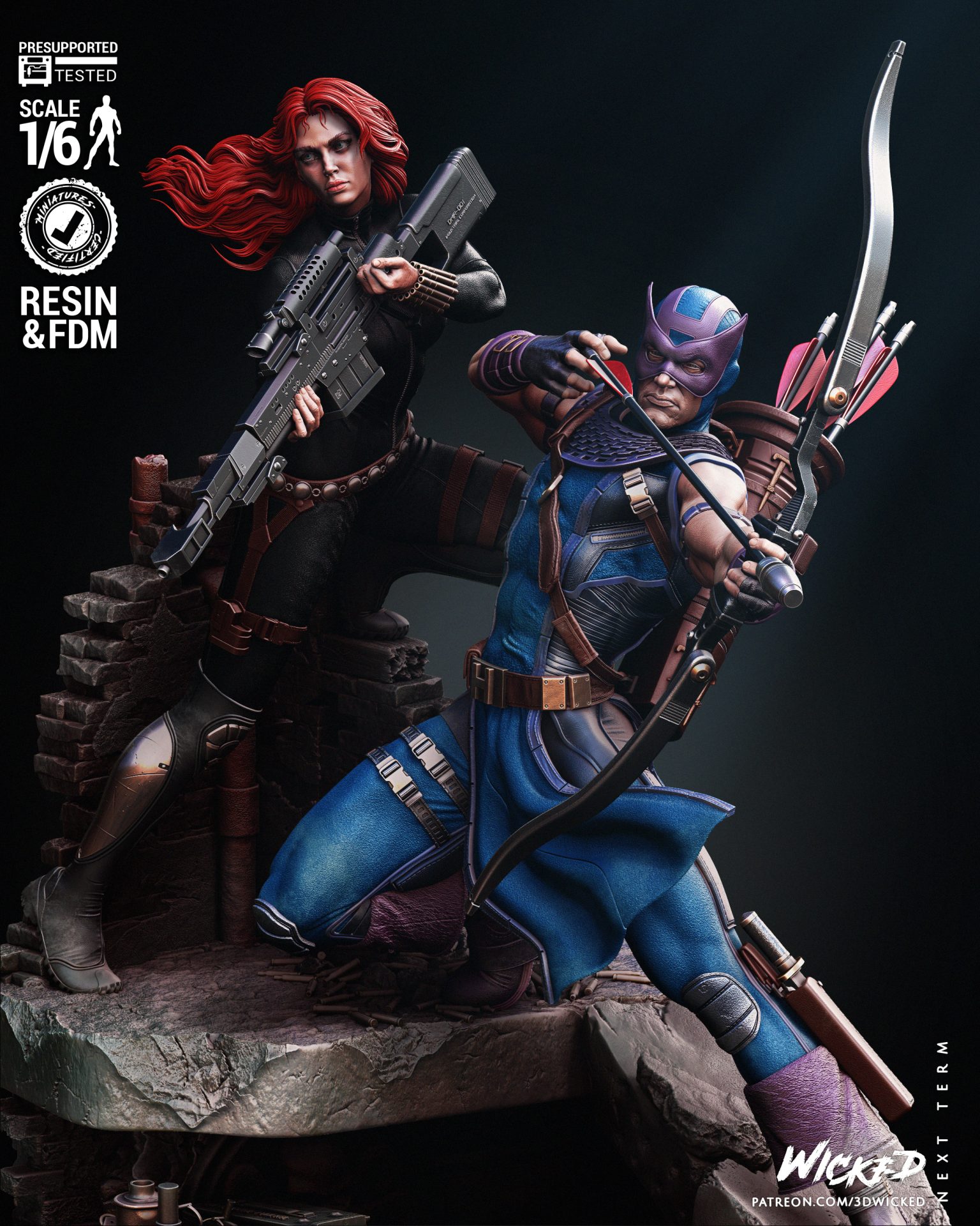 Hawkeye and Black Widow - Image 4