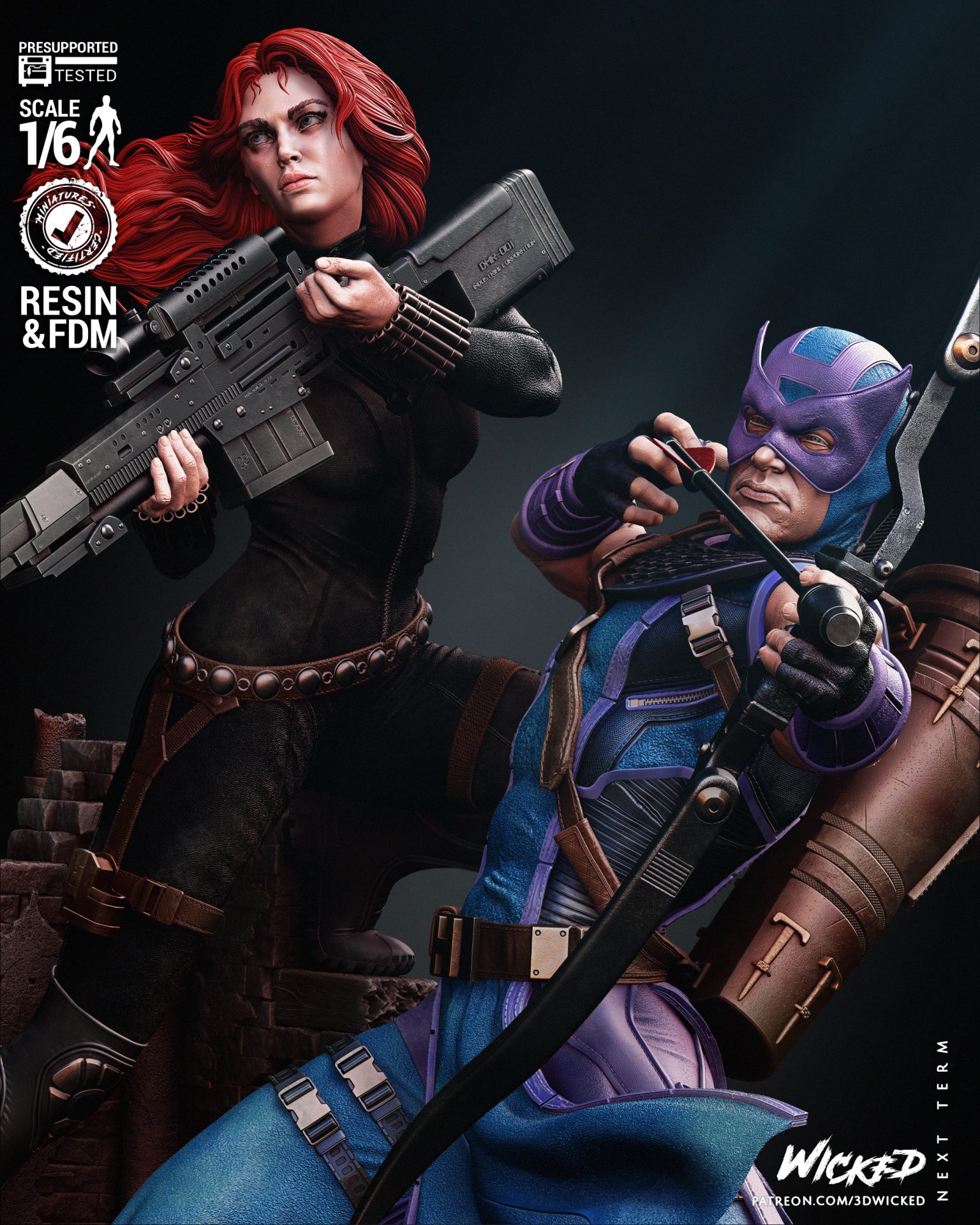 Hawkeye and Black Widow - Image 5