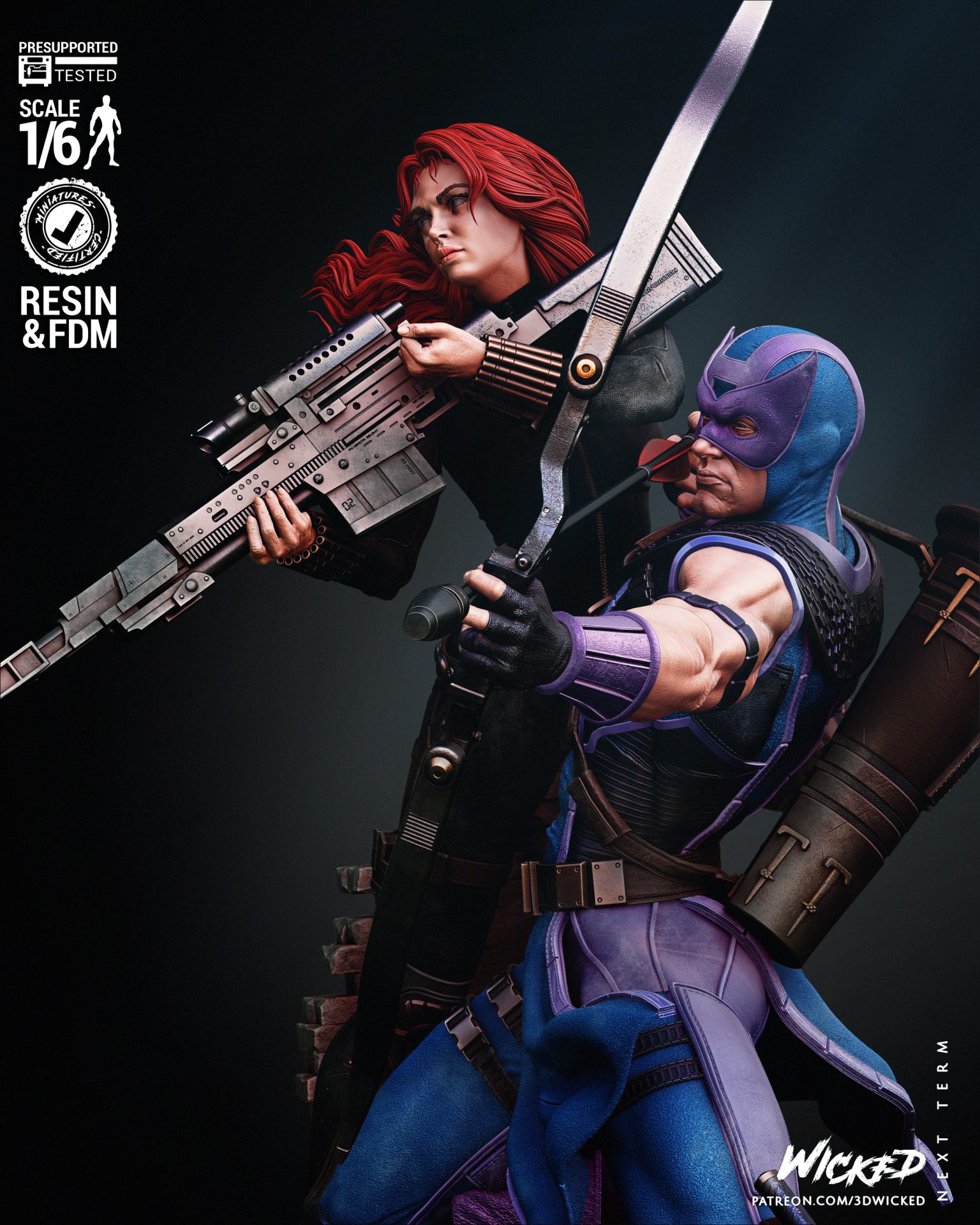 Hawkeye and Black Widow - Image 6