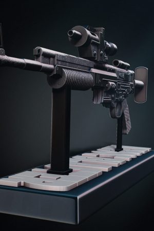Star Wars A280C Blaster STL file for 3D printing
