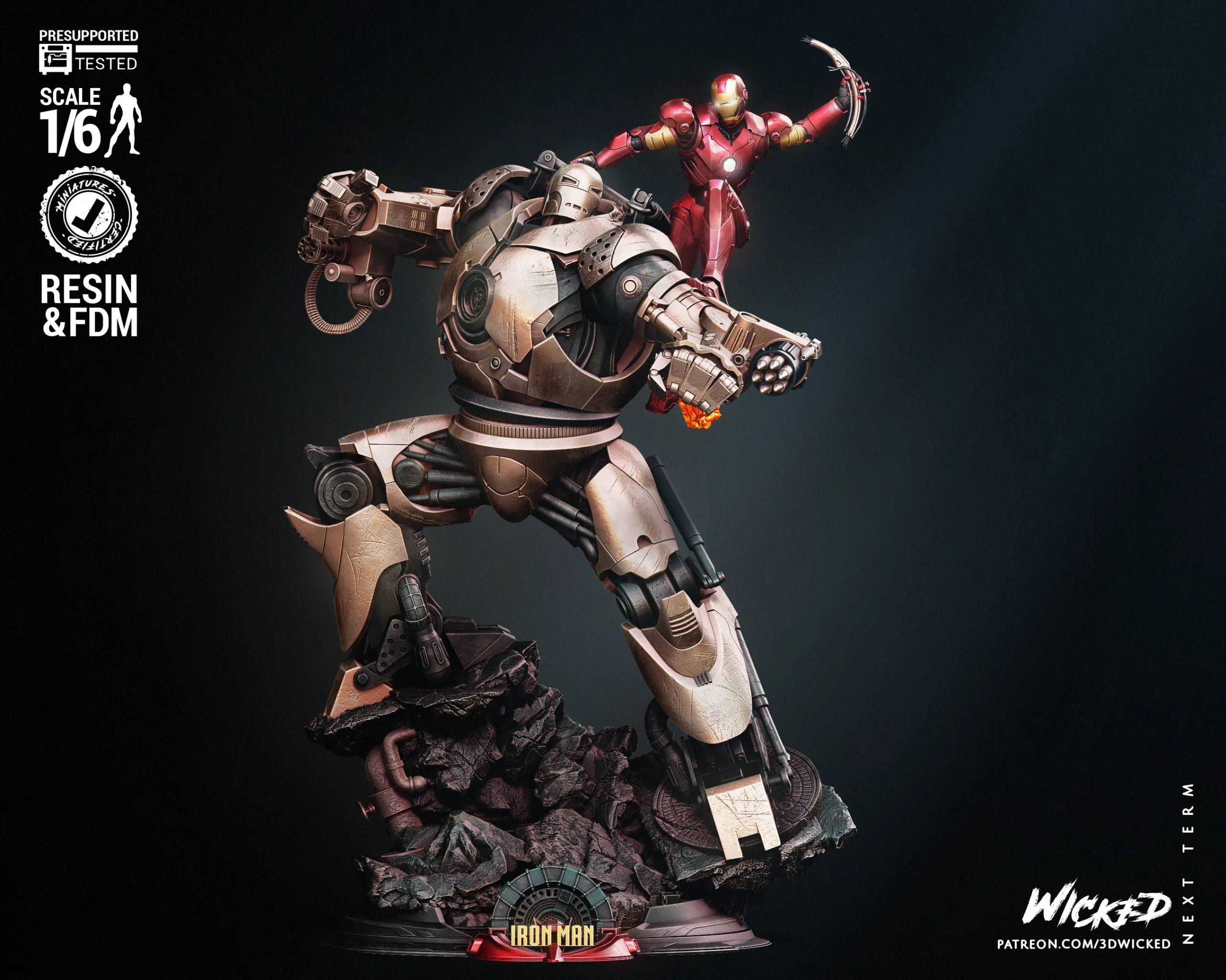 Iron Man and Iron Monger Diorama - Image 12