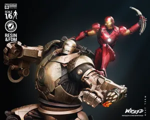 Iron Man and Iron Monger Diorama