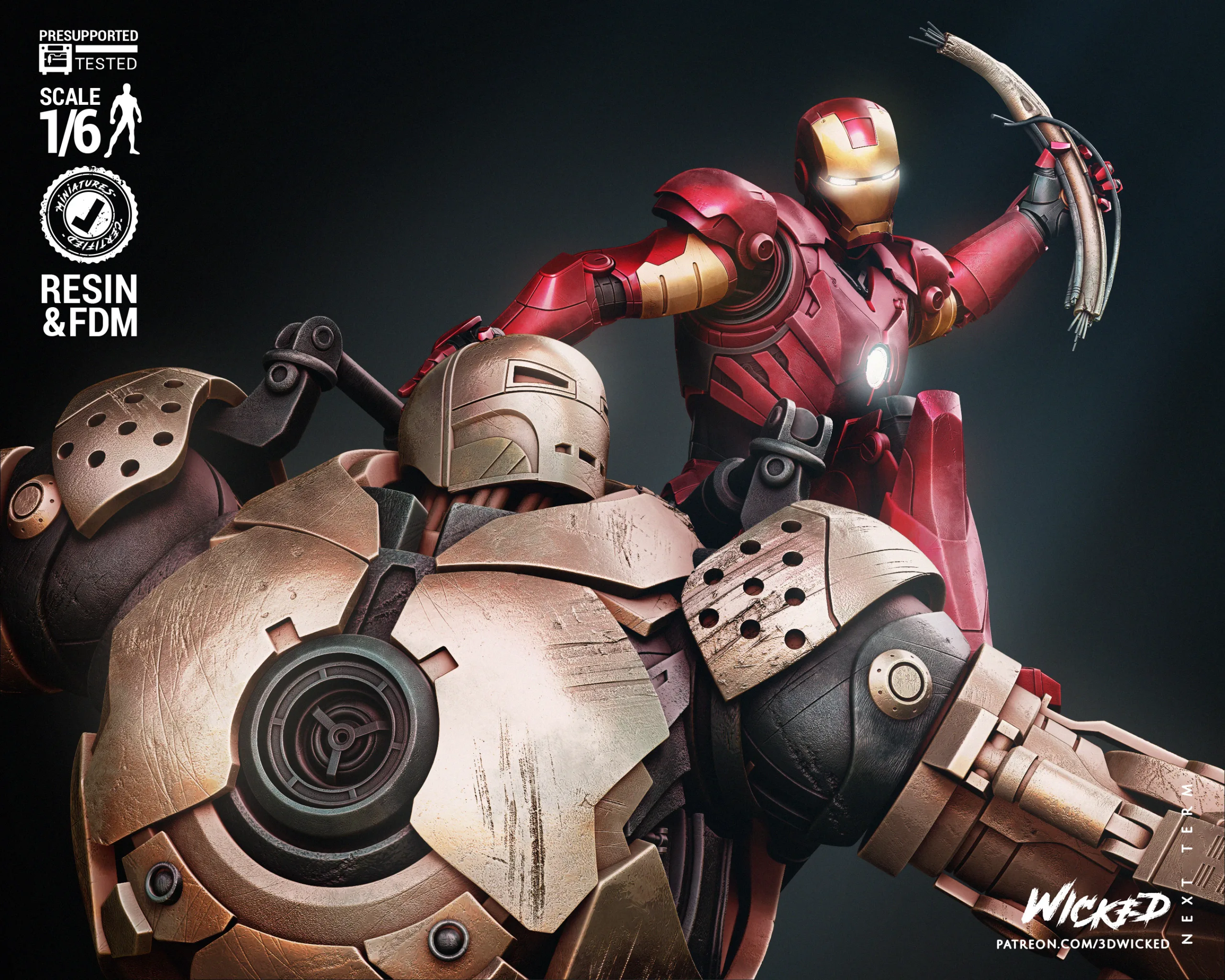 Iron Man and Iron Monger Diorama - Image 14