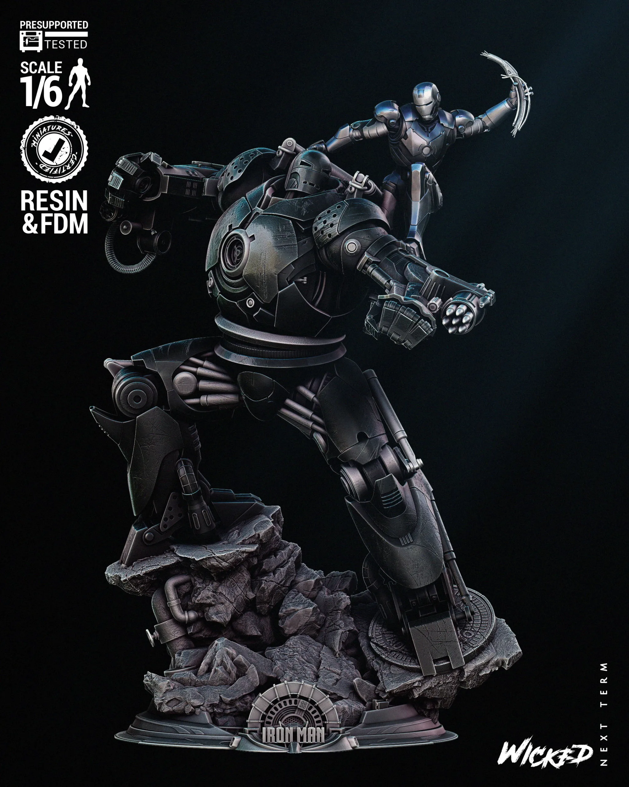 Iron Man and Iron Monger Diorama - Image 2