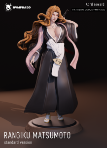 Rangiku Matsumoto – STL NSFW SFW 3D print model