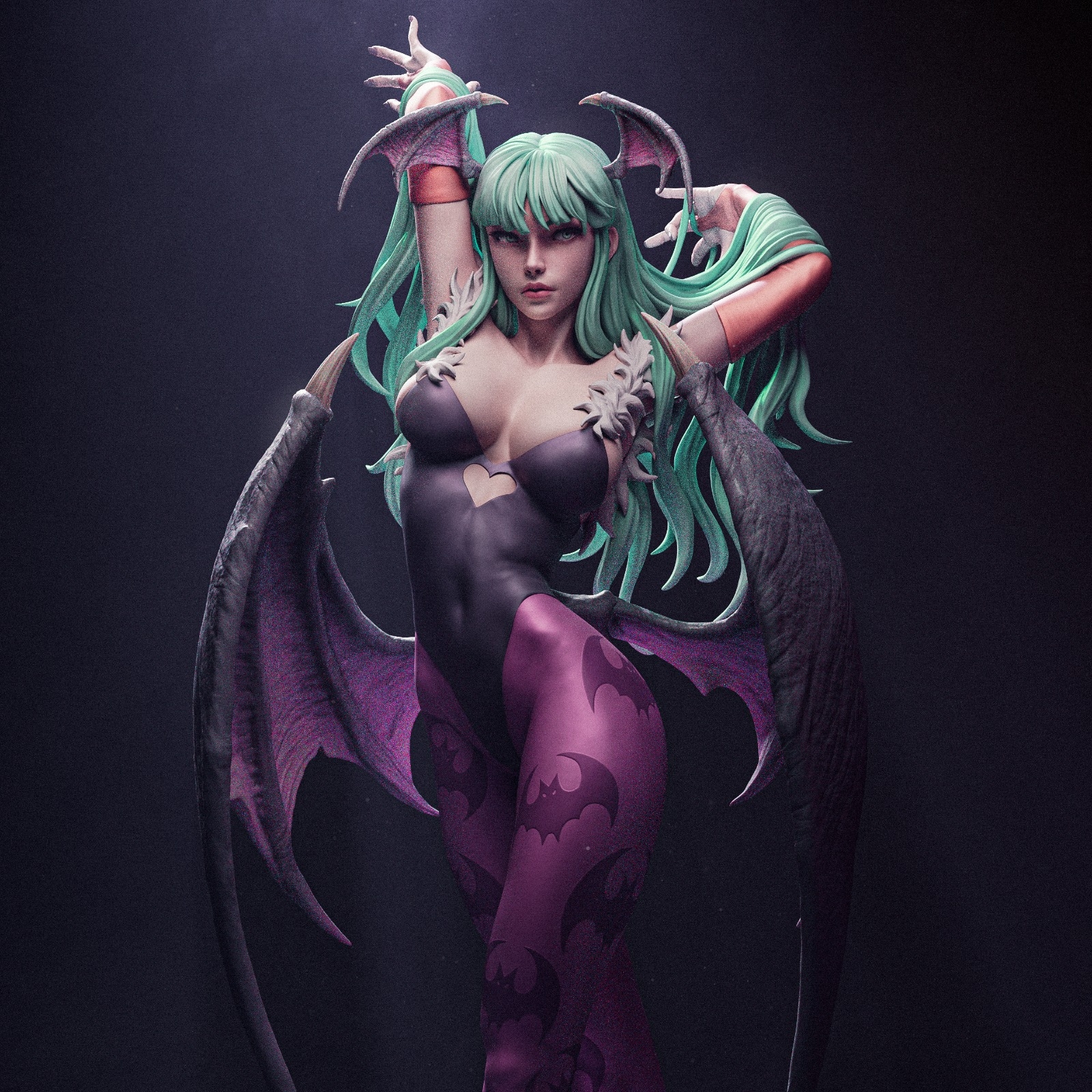 Morrigan- STL SFW 3D print model - Image 2
