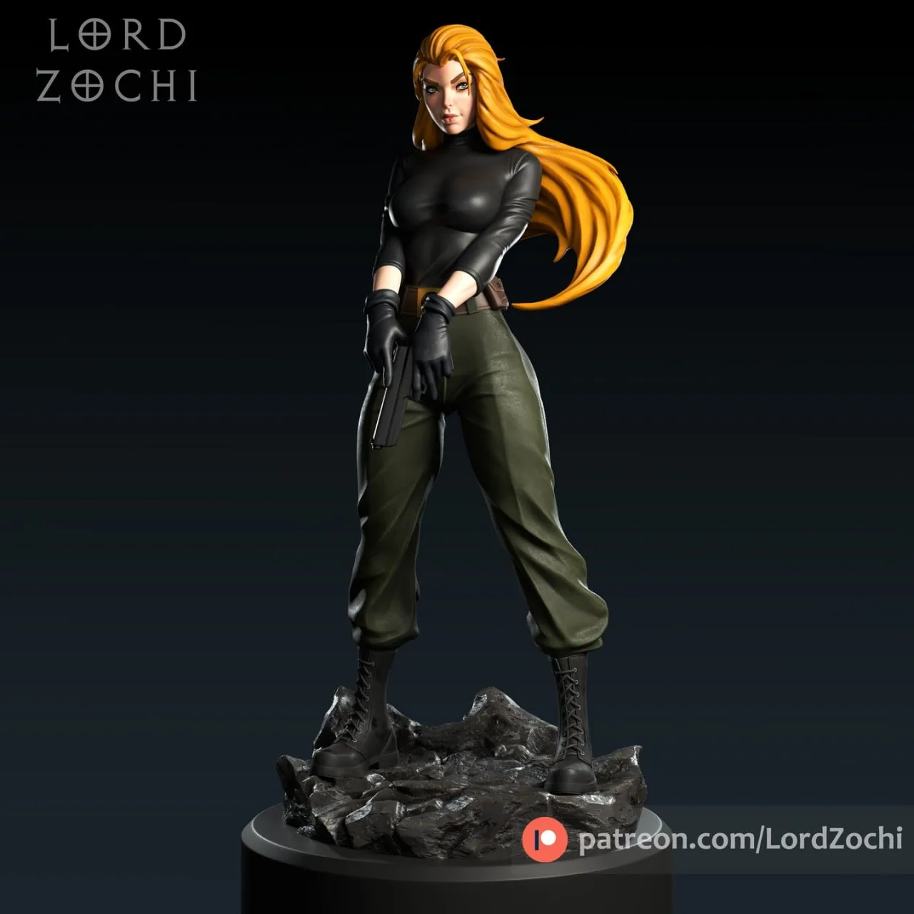 Kim Possible STL file for 3D printing