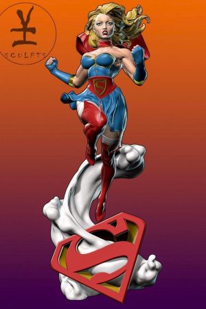 Supergirl STL file for 3D printing