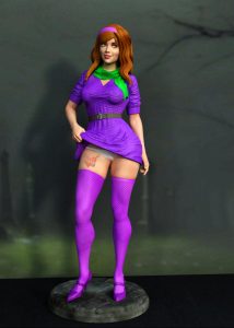 Daphne – Scooby Doo – STL NSFW – SFW 3D print model