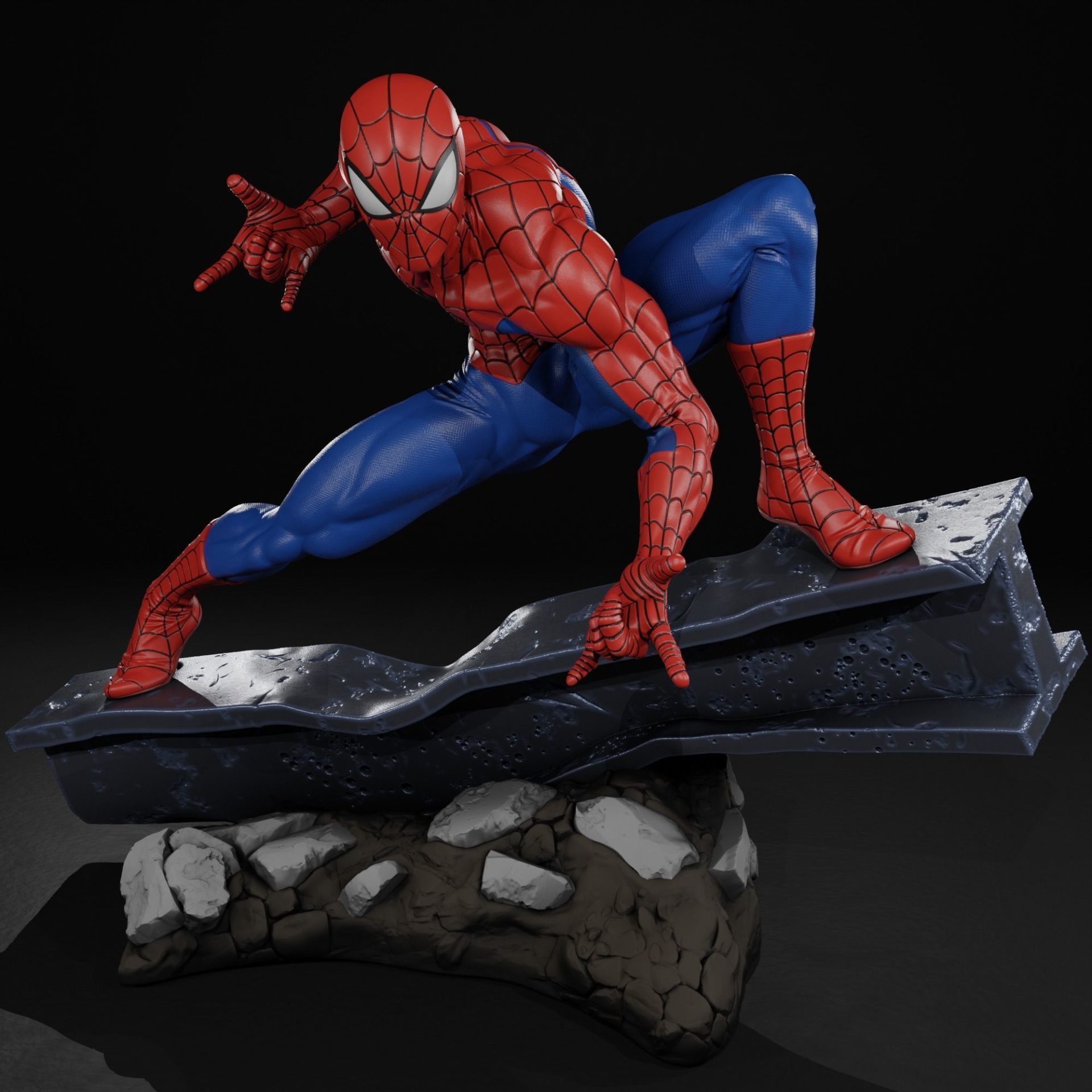 Spider man STL file for 3D printing