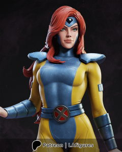 Jean Grey – STL SFW 3D print model