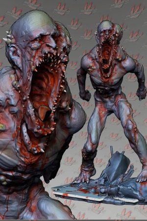 Monster STL file for 3D printing