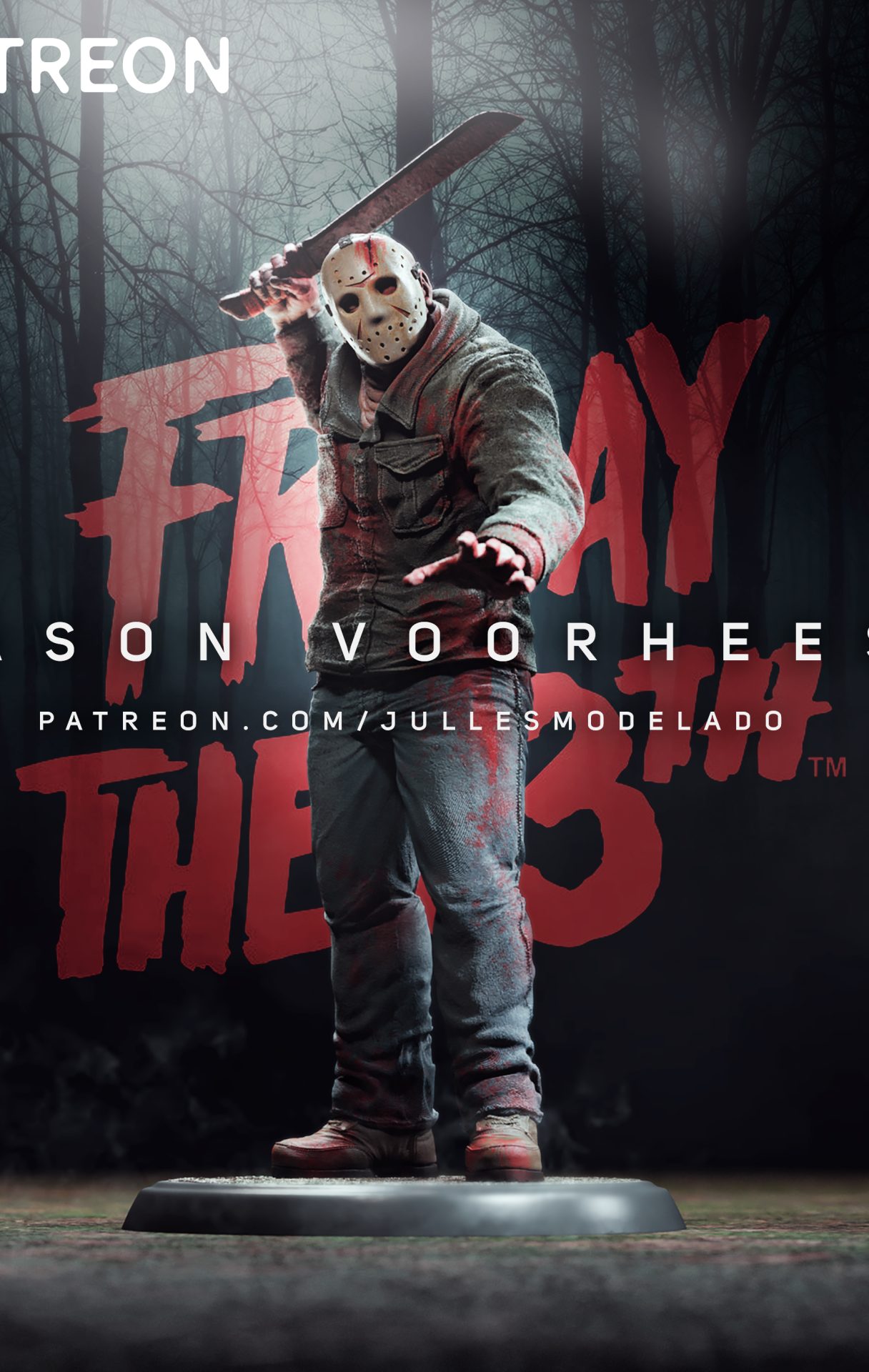 Jason Voorhees STL file for 3D printing