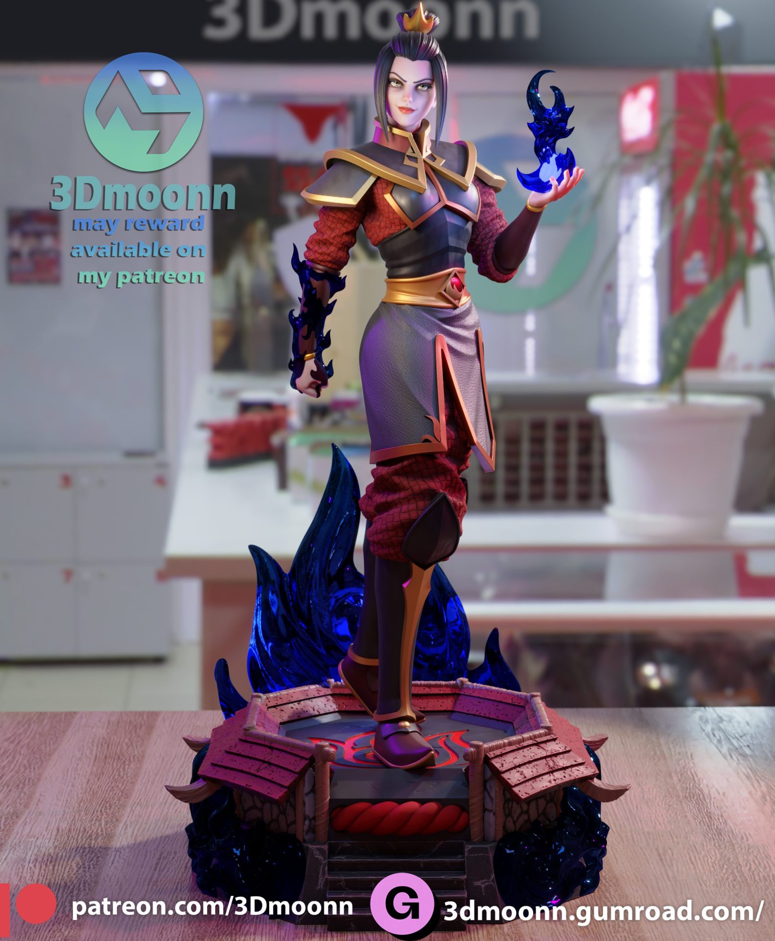 Azula STL Printable File only SFW - Image 8
