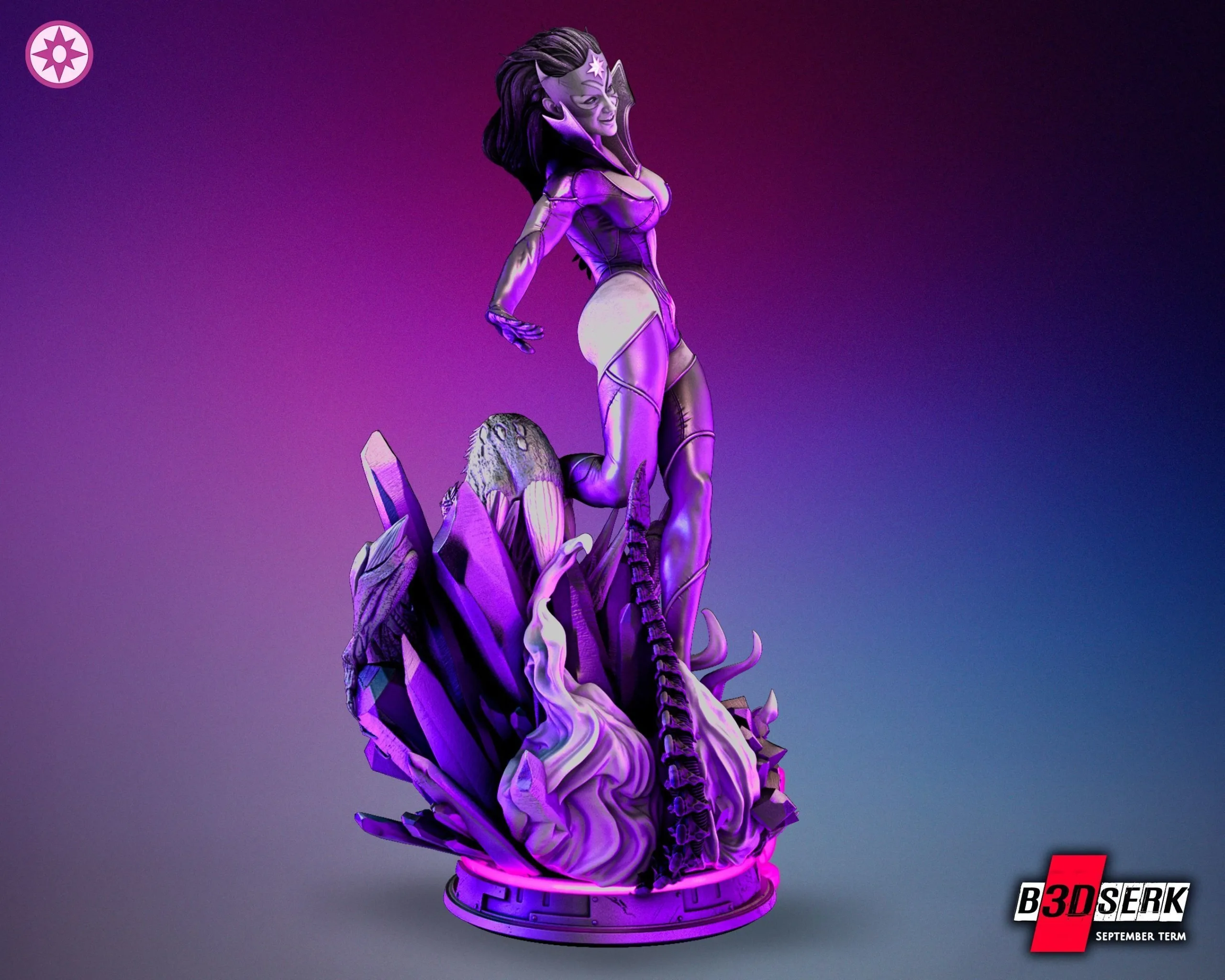 Star Sapphire Statue and Bust - Image 11