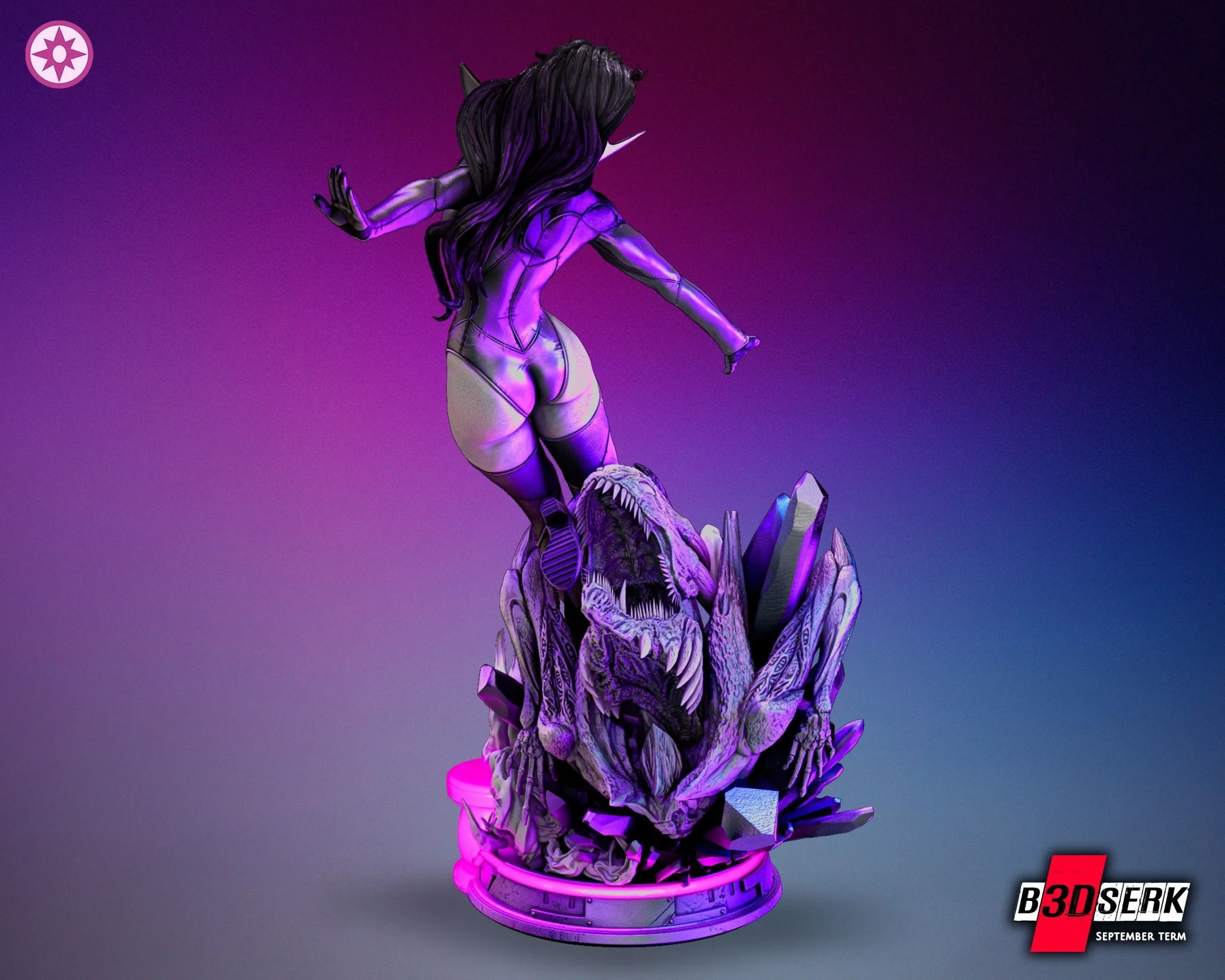Star Sapphire Statue and Bust - Image 12