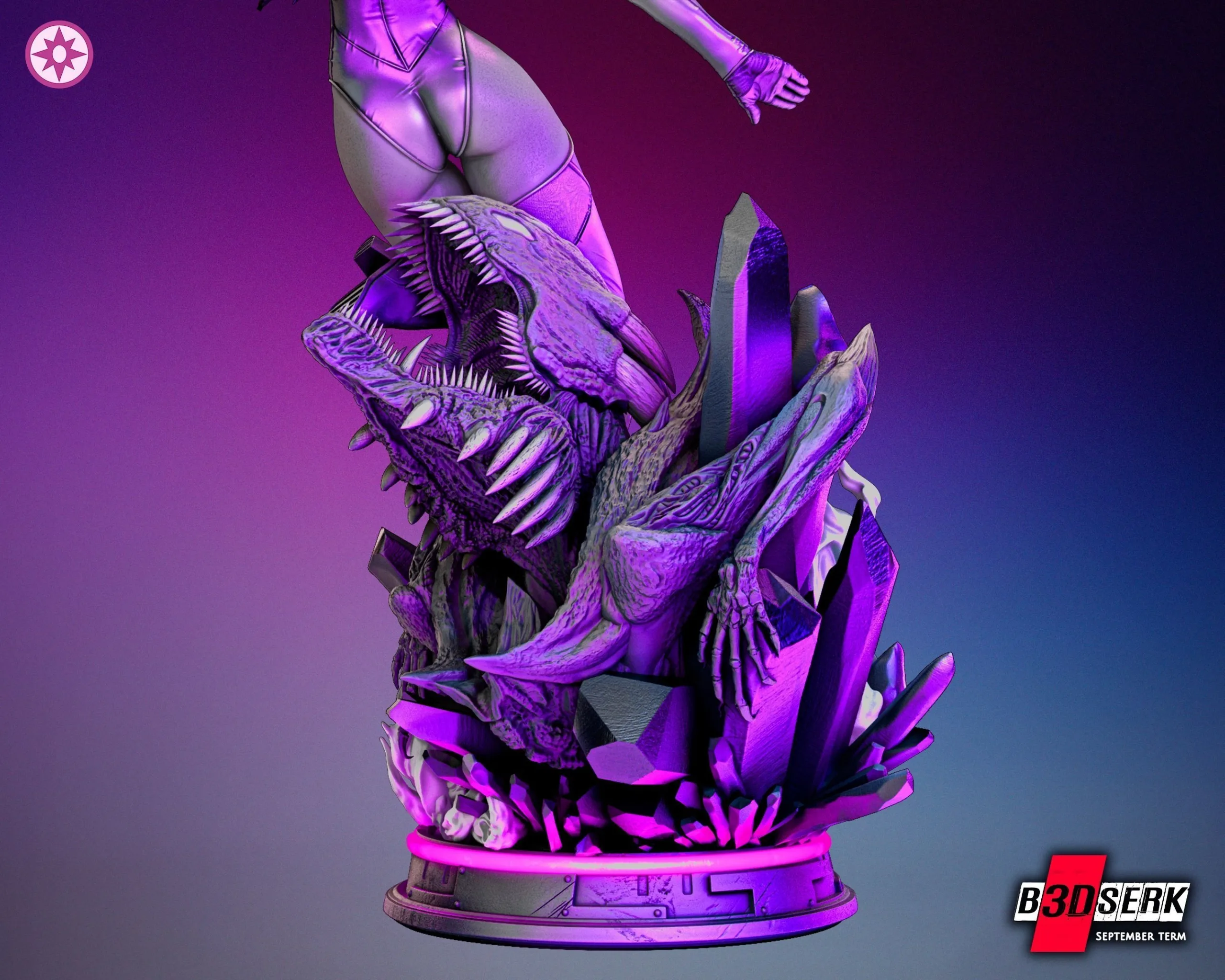 Star Sapphire Statue and Bust - Image 15