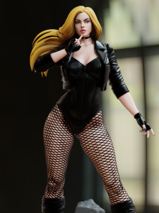 Black Canary STL 3D print model