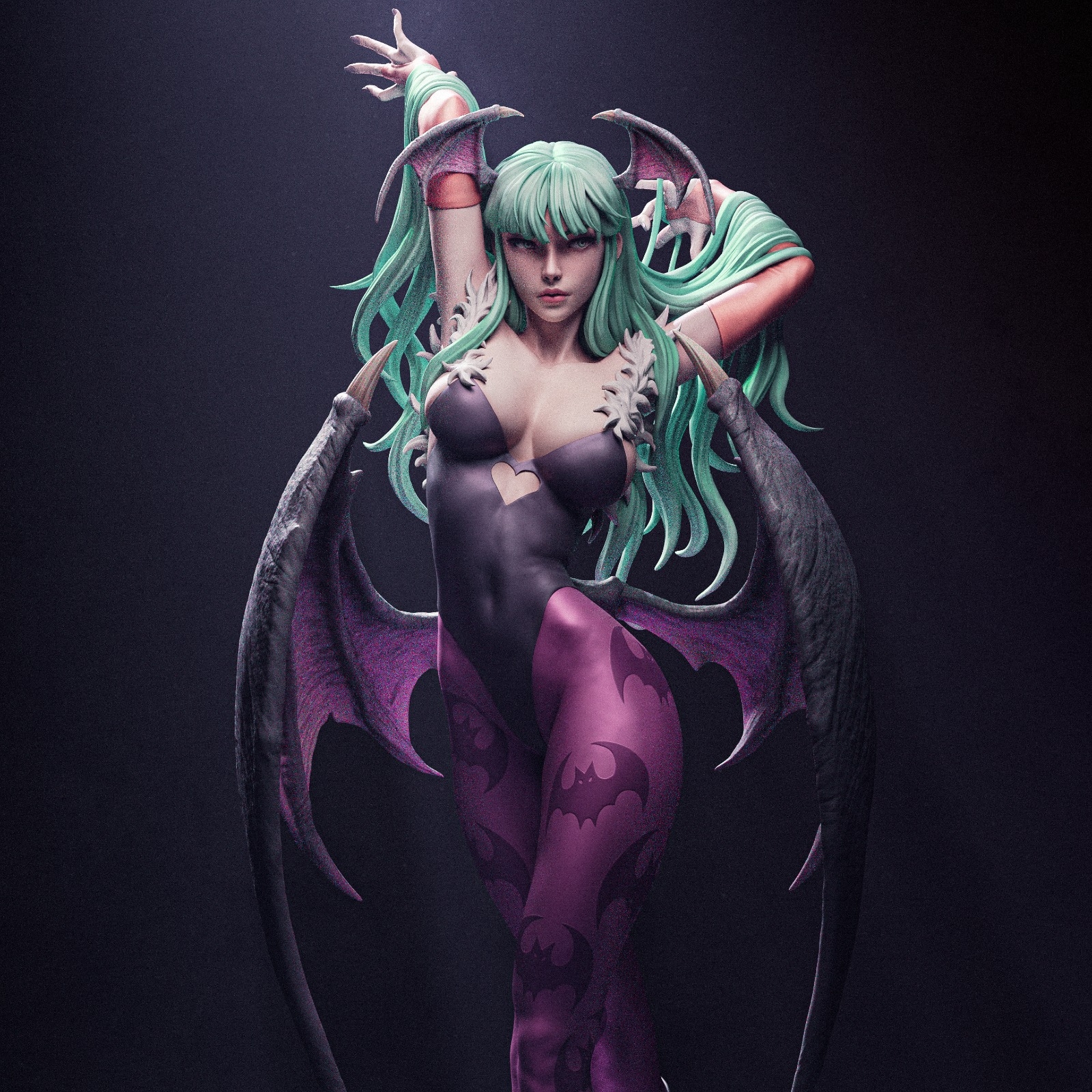 Morrigan- STL SFW 3D print model - Image 3