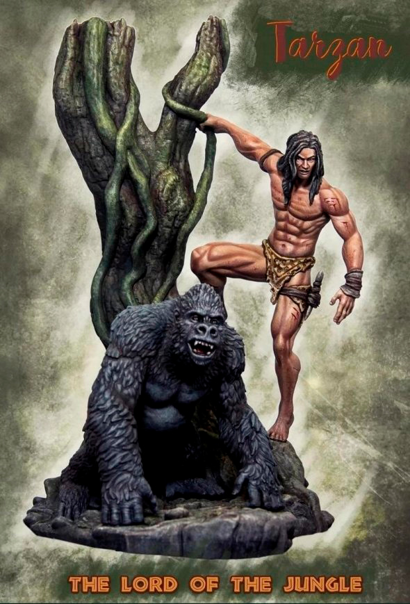 Tarzan Lord of the jungle STL file for 3D printing