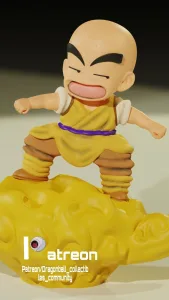 KRILLIN ON THE MAGIC CLOUD