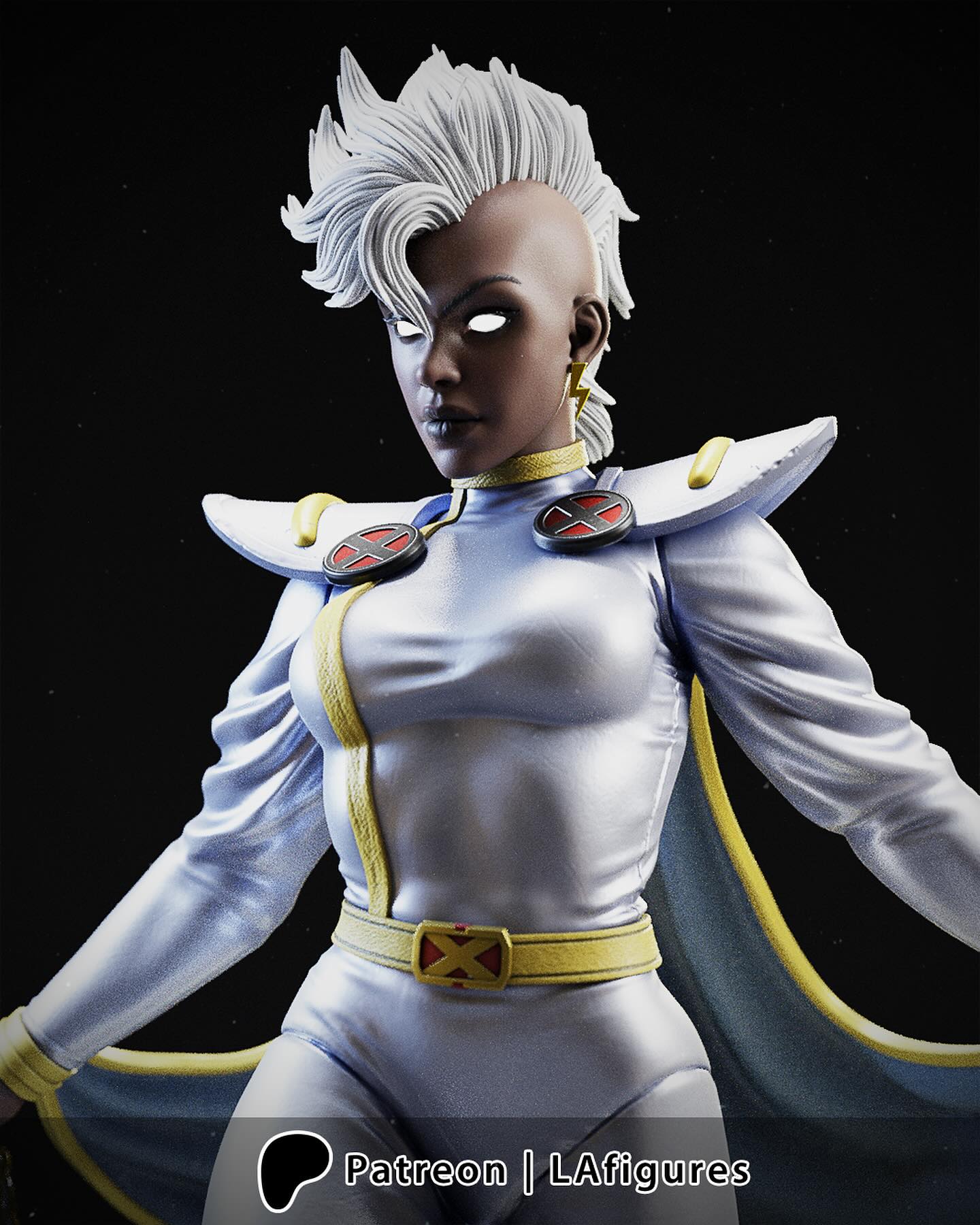 Storm - X-MEN - STL SFW 3D print model - Image 4