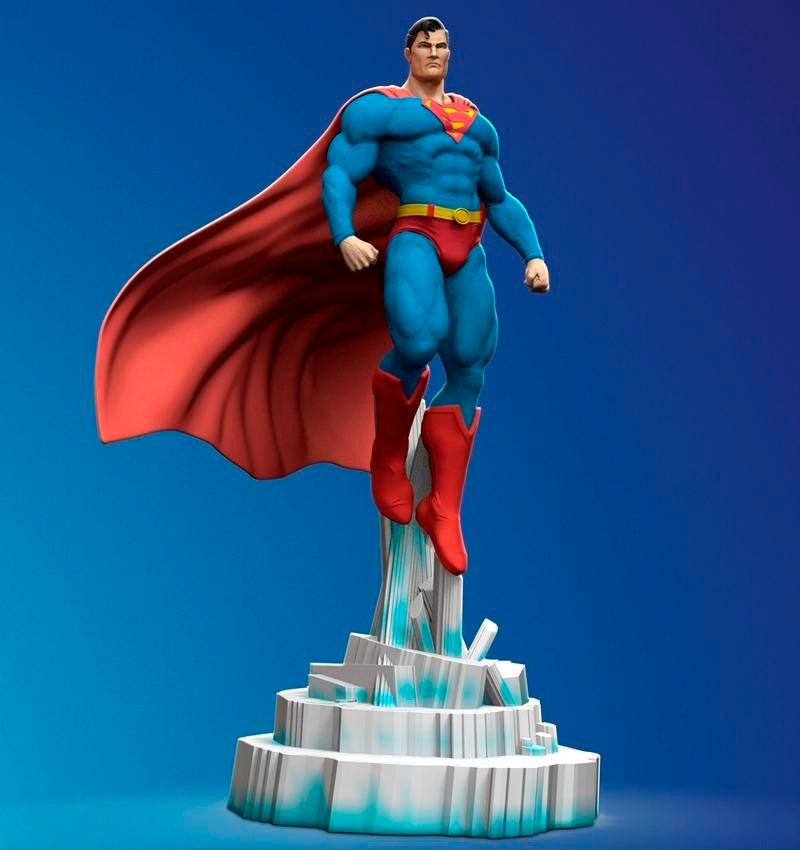 Superman STL file for 3D printing