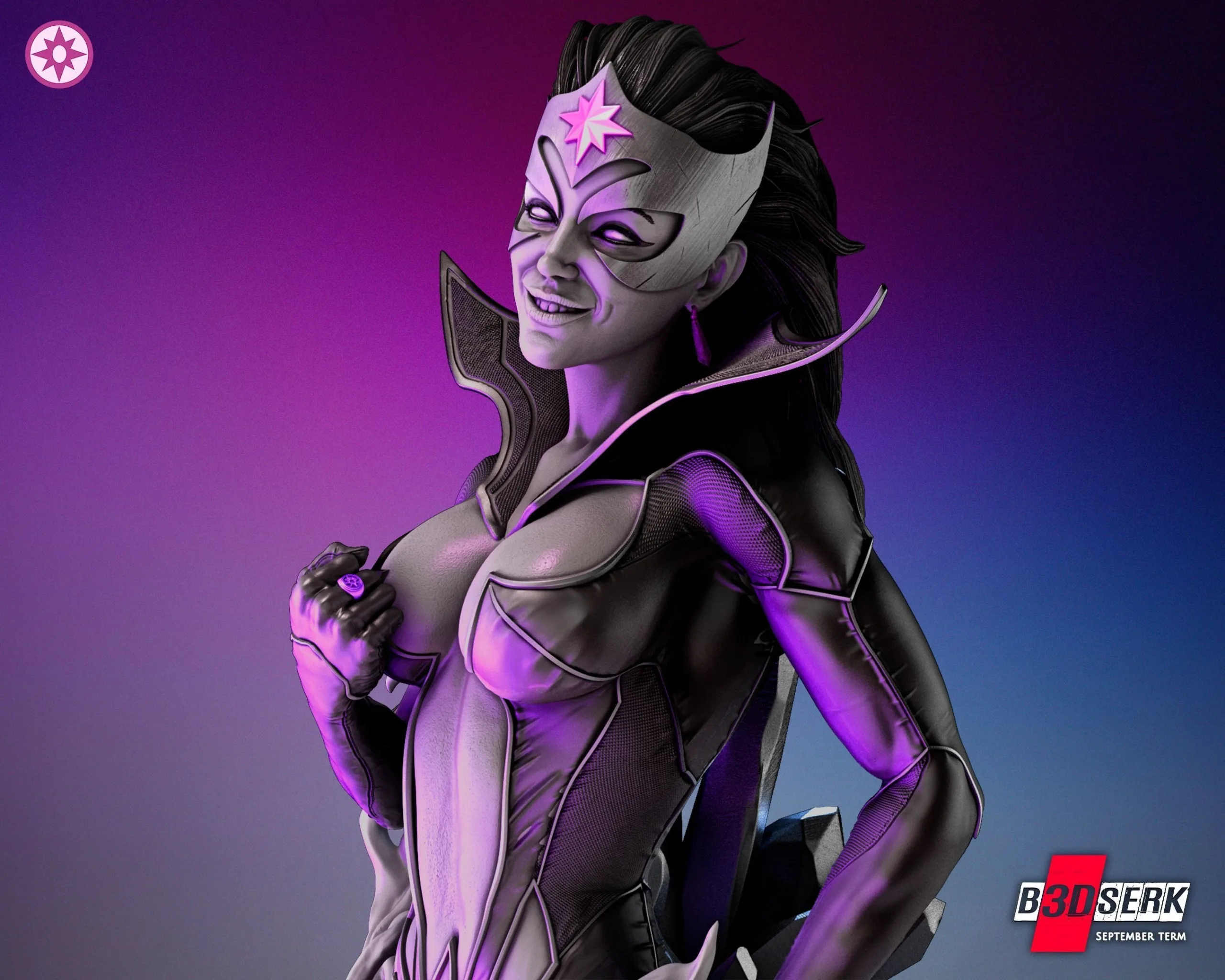 Star Sapphire Statue and Bust - Image 5