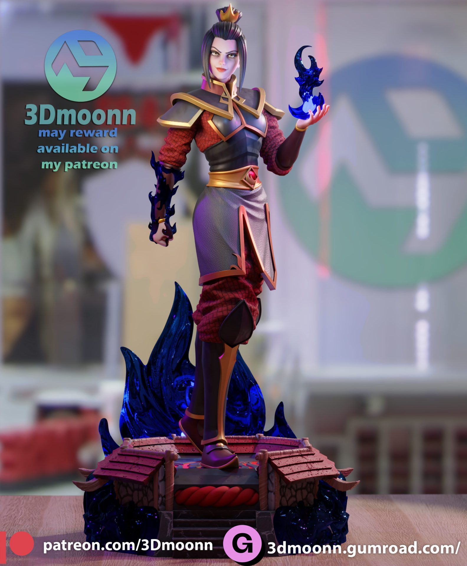 Azula STL Printable File only SFW - Image 5