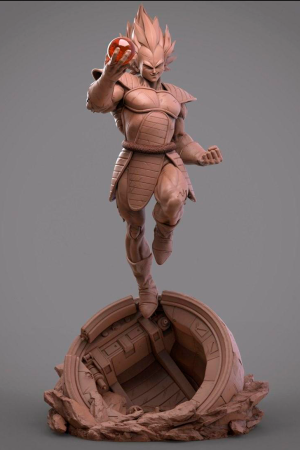 Vegeta Cristal STL file for 3D printing