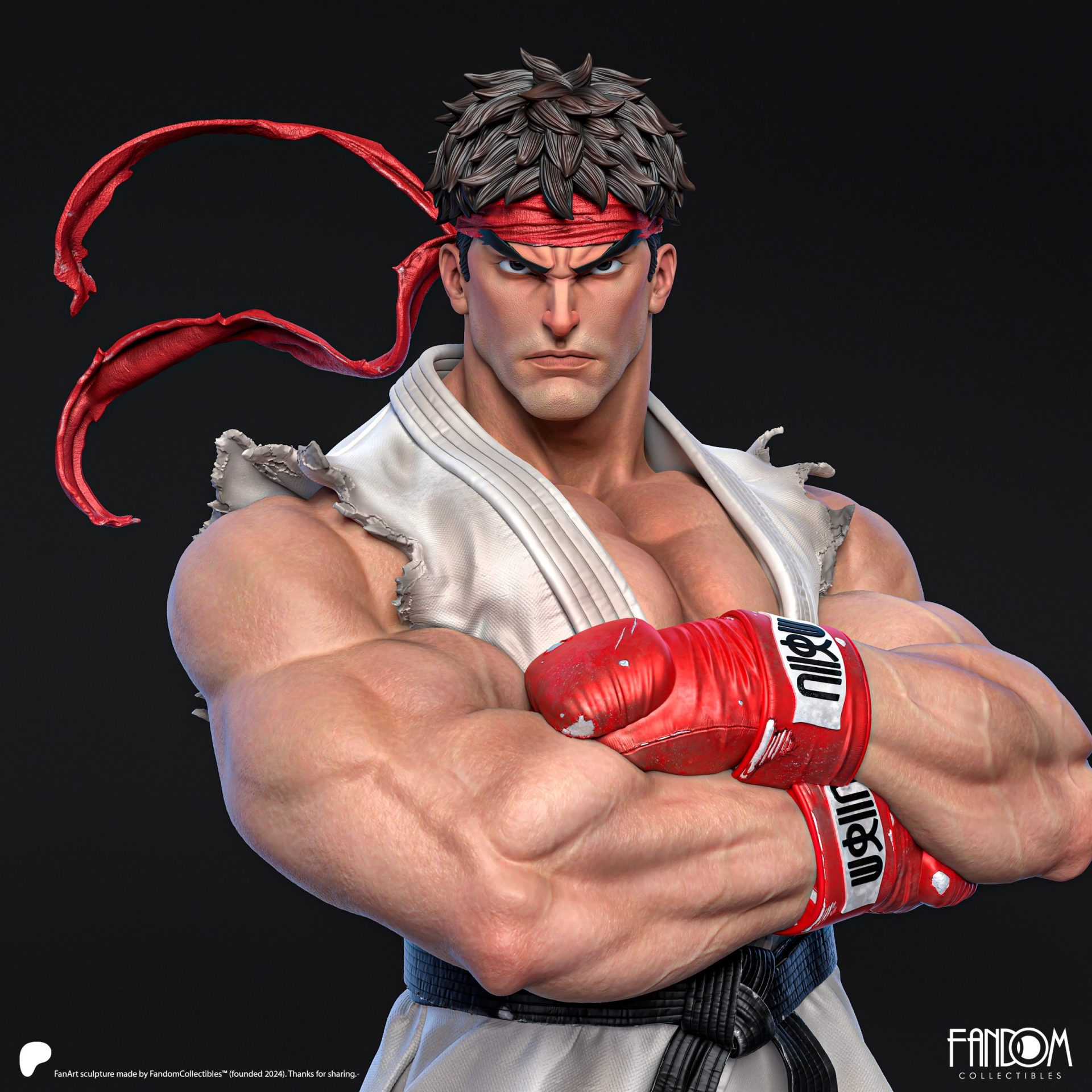 Ryu - Street Fighter - STL 3D Printable - Image 7