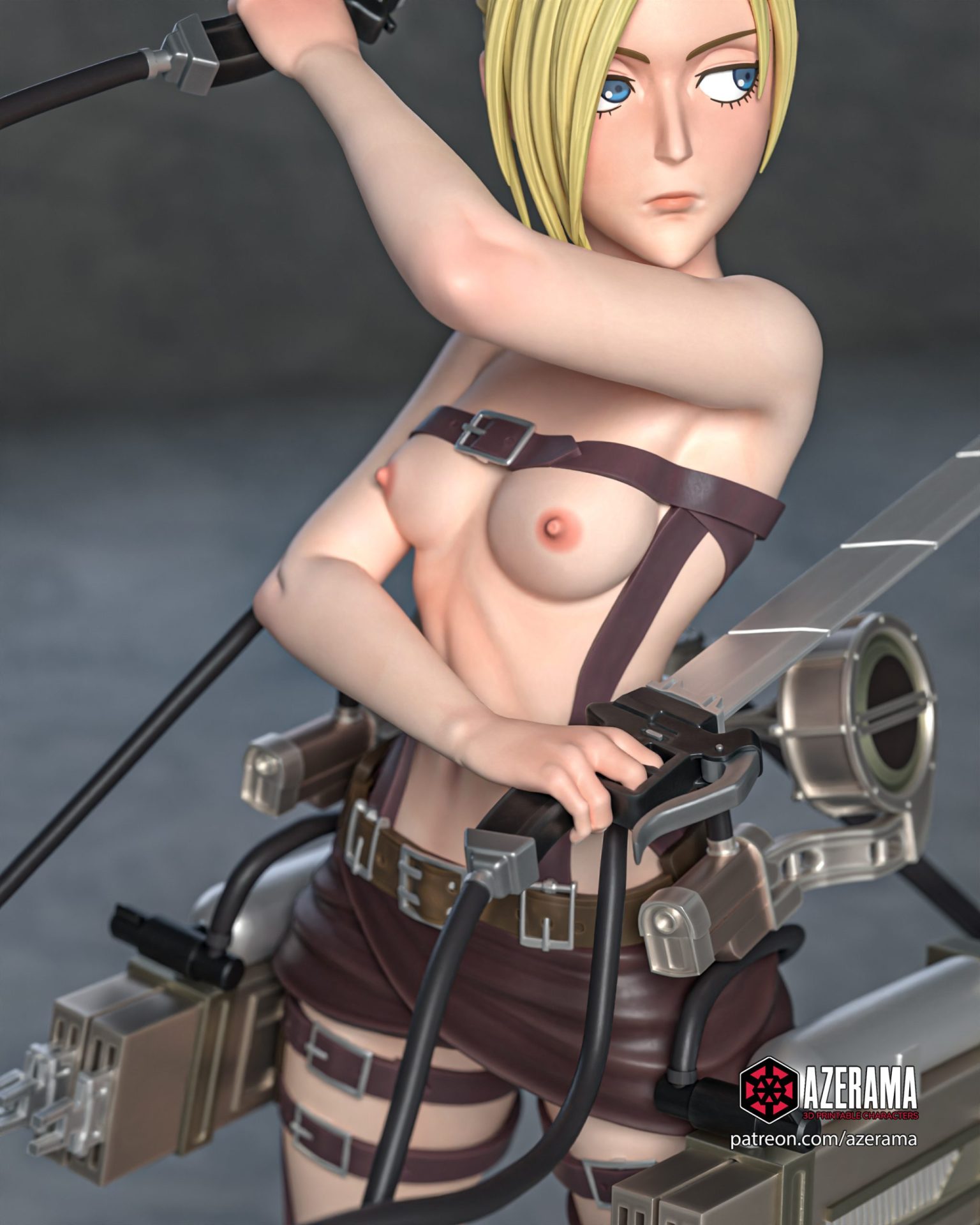 Annie - STL NSFW SFW 3D print model - Image 3