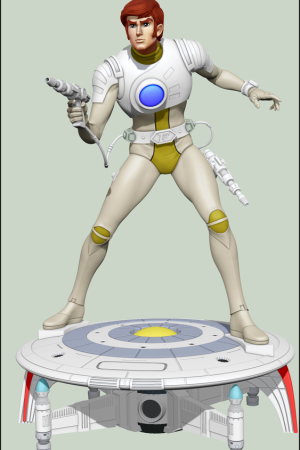 Capitaine Future STL file for 3D printing