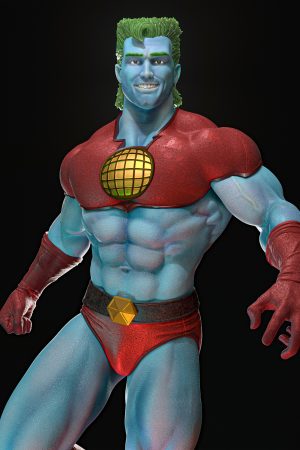 Captain-Planet STL file for 3D printing