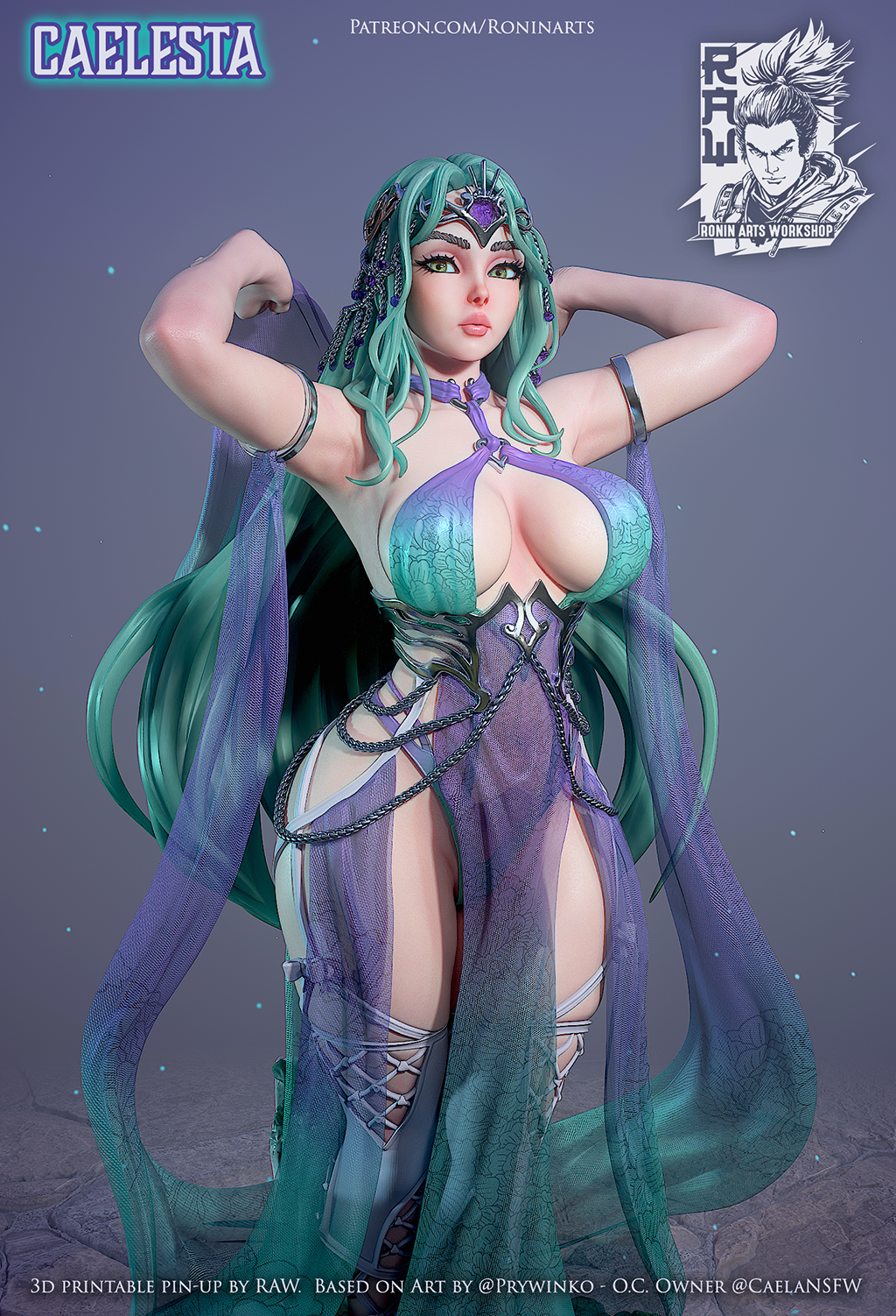 Caelesta - STL NSFW SFW 3D print model